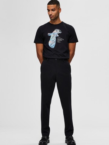 SELECTED HOMME Slimfit Chino kalhoty – černá