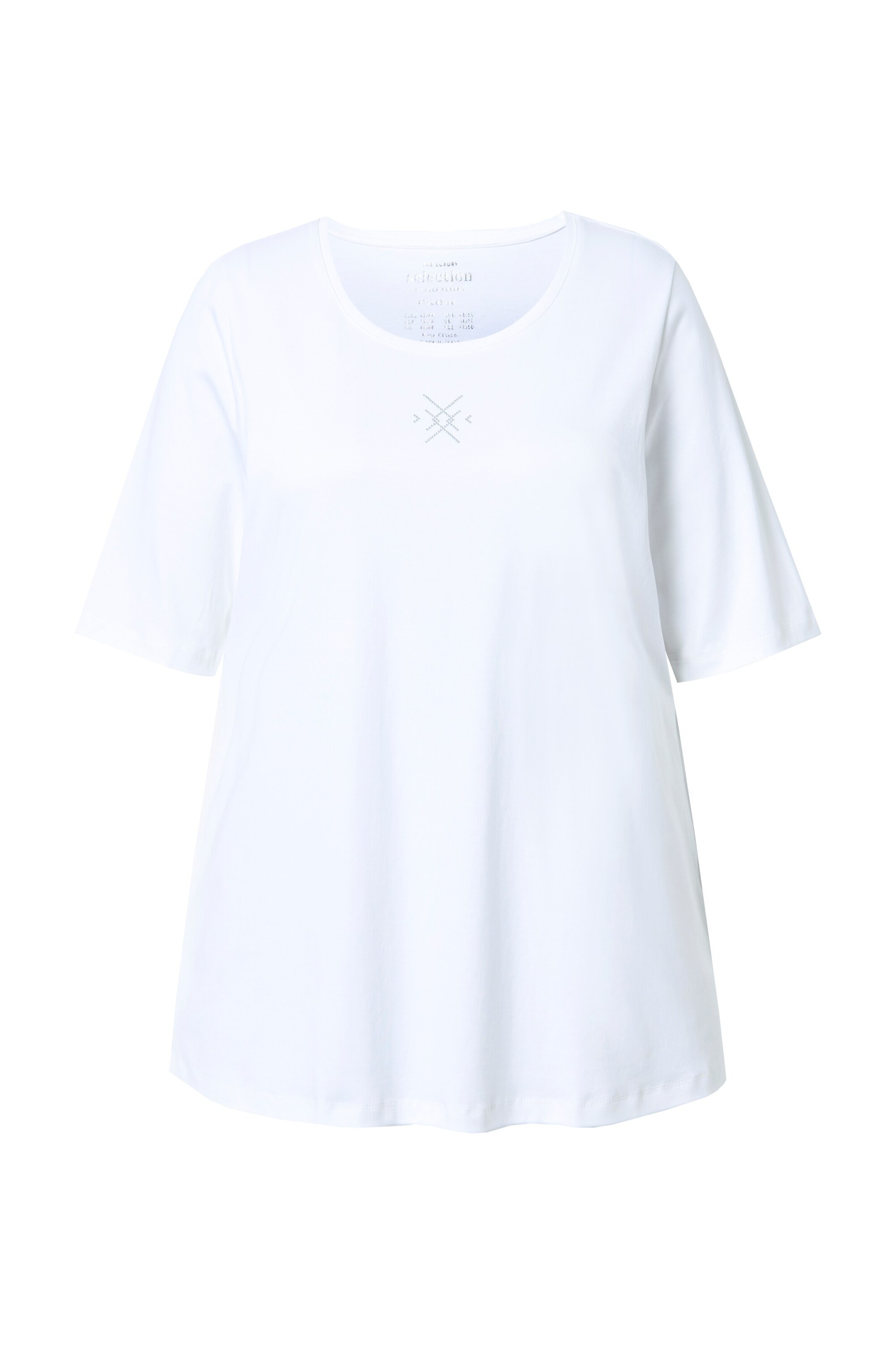 Ulla Popken Shirt in Wit: voorkant