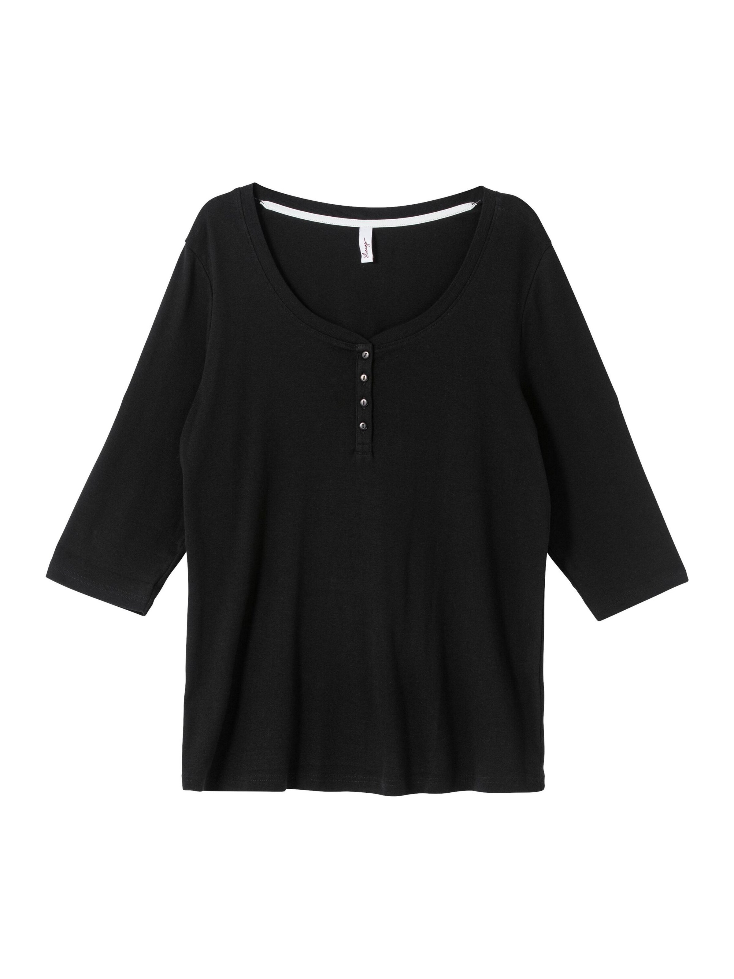 T-shirt SHEEGO en noir : devant