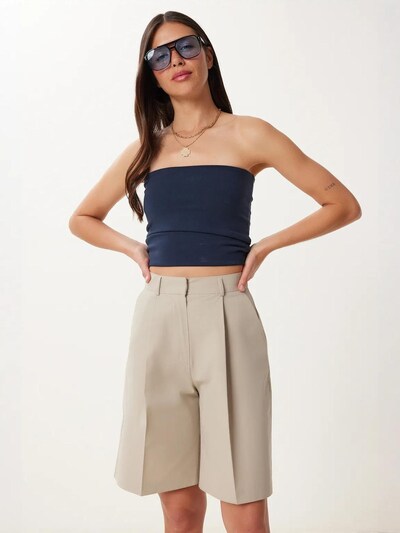 Happiness İstanbul Pantalon 'Shorts' en 36 en beige, Vue avec produit