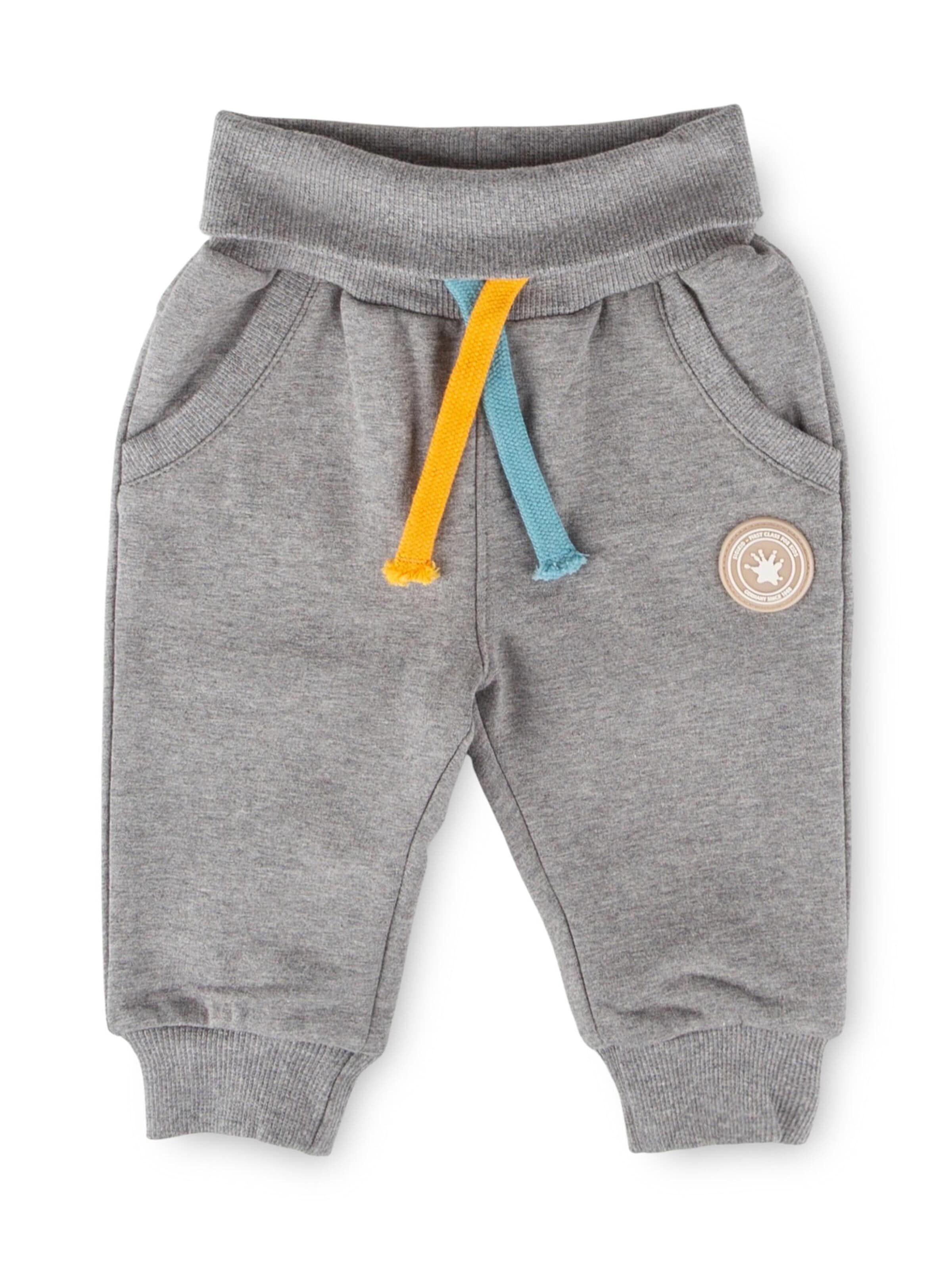 SIGIKID Regular Hose 'Sweathose Blue & Bright'‌‌‌‌‌‌‌‌‌ in Grau: Vorderseite