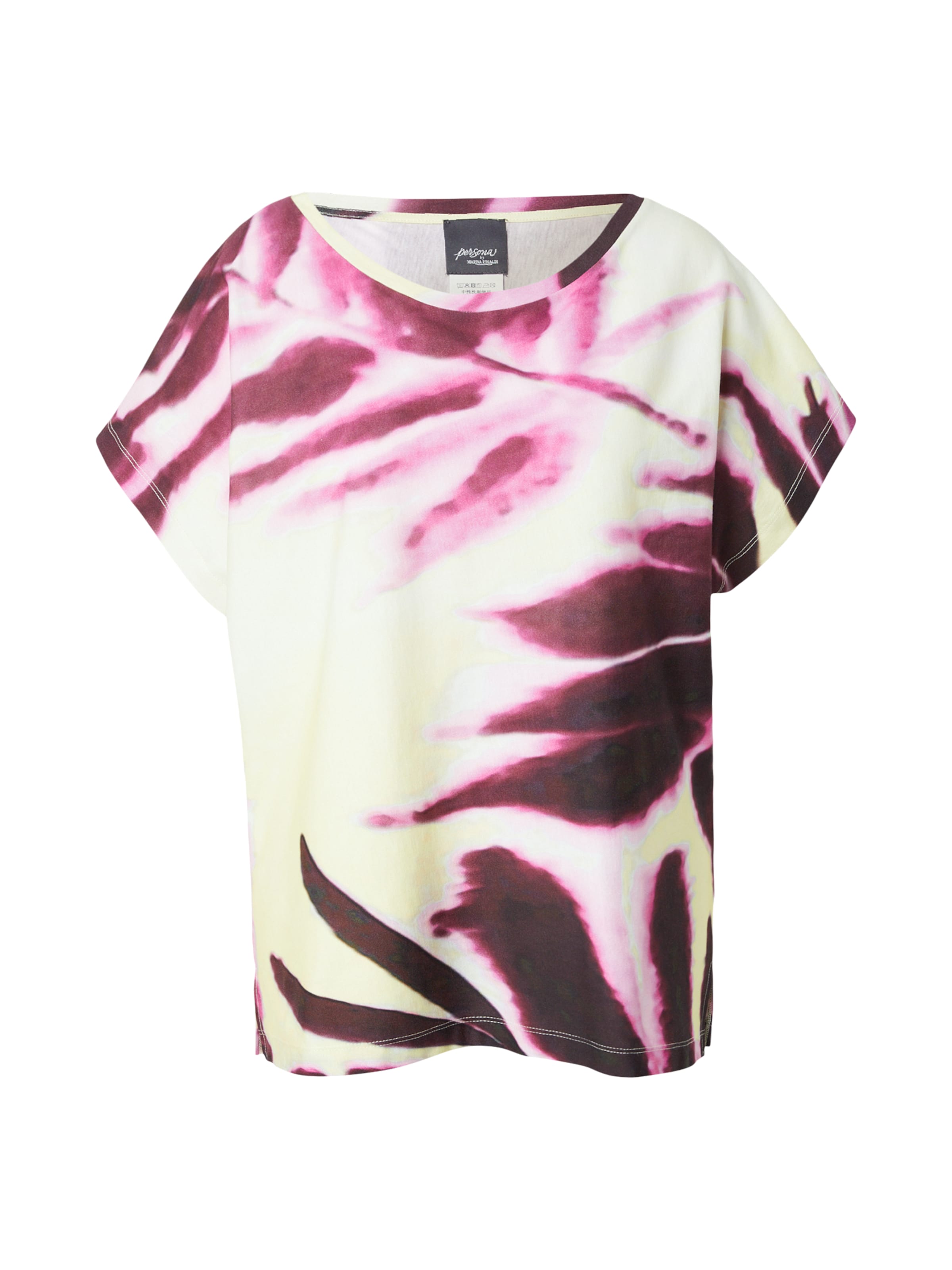 Tricou 'CALTE' de la Persona by Marina Rinaldi pe roșu: față