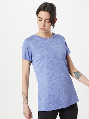 T-shirt fonctionnel 'Tech Twist' UNDER ARMOUR en violet : devant