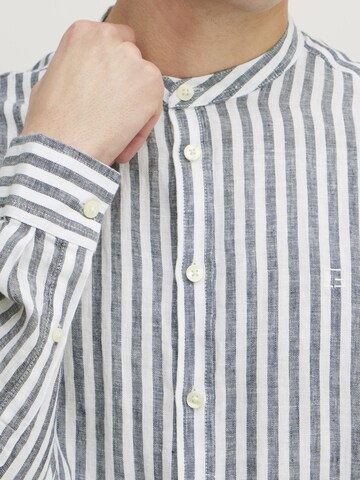 Casual Friday - Ajuste regular Camisa ' CFANTON LS CC linen striped shirt ' en azul