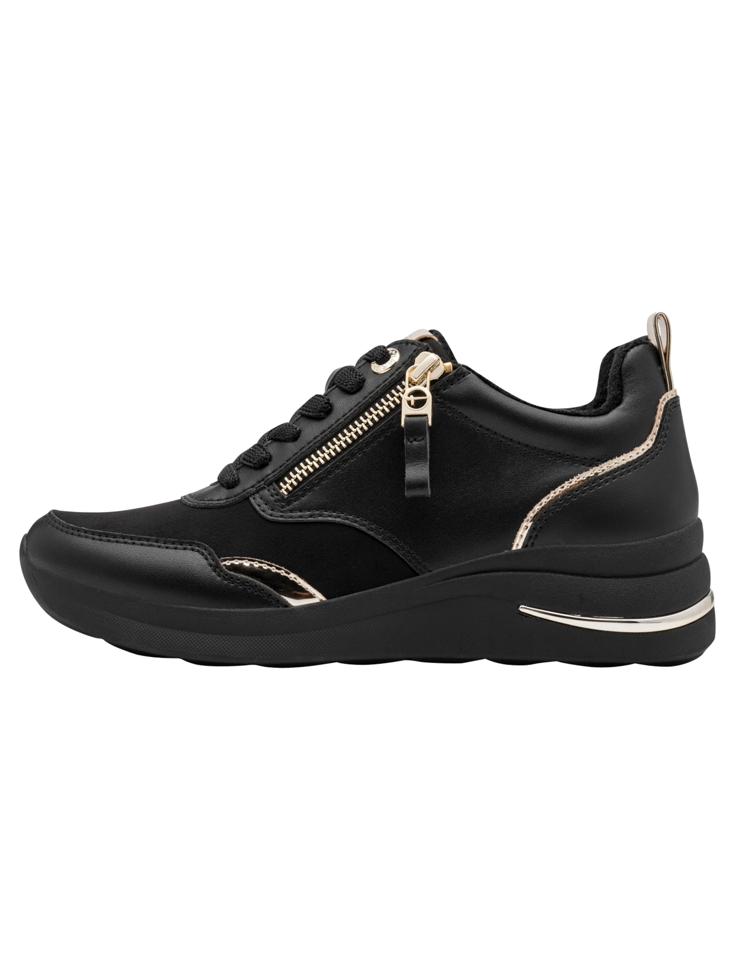 Baskets basses Tamaris en or