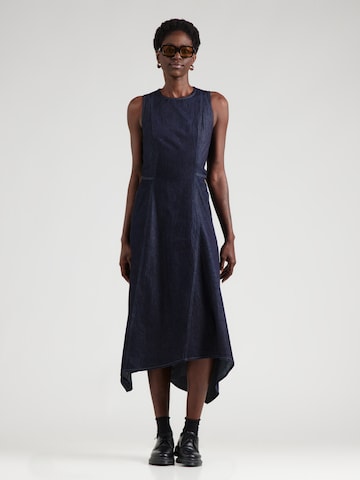 G-STAR - Vestido em azul: frente