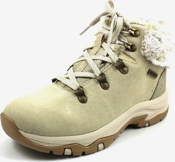 SKECHERS Schnürstiefelette 'Trego Falls Fitness' in Grün: Vorderseite