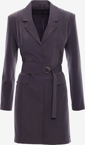 made of emotion Jurk ' M749 ' in Grijs: voorkant