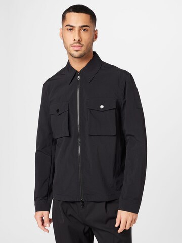 Calvin Klein Between-season jacket 'MATT' in Black: front