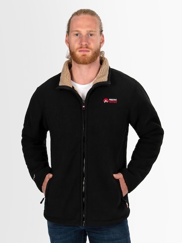 Arctic Seven Athletic Fleece Jacket 'Zeroo' in Black: front