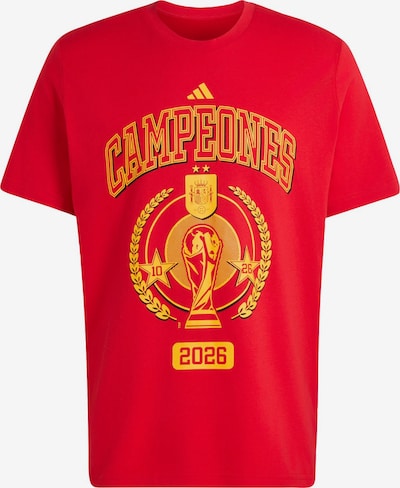 ADIDAS PERFORMANCE T-Shirt fonctionnel 'FEF H WIN26' en XS-S en miel / rouge, Vue avec produit