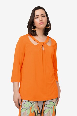 T-shirt Ulla Popken en orange : devant