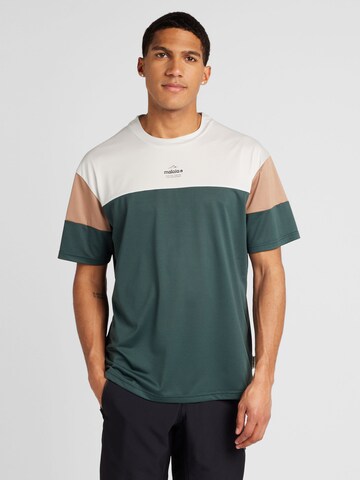 Maloja - Camiseta funcional 'Obereggen' en verde: frente
