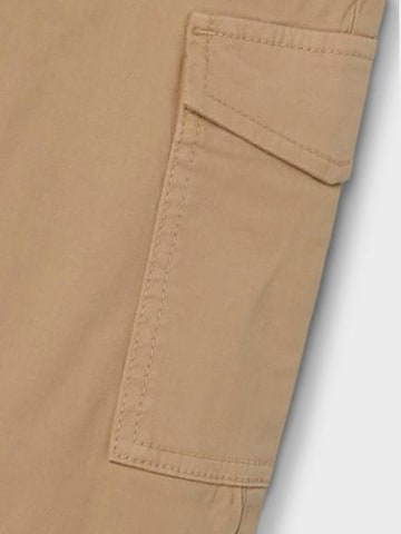NAME IT Szeroka nogawka Spodnie 'ROSE' w kolorze beżowy