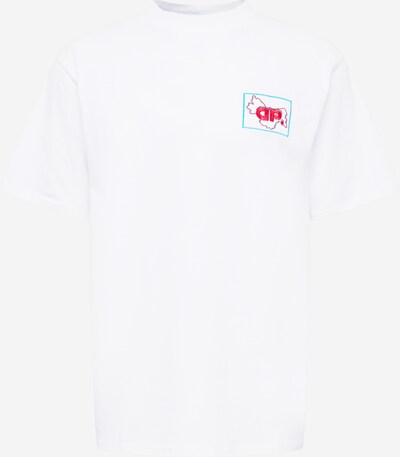 Denim Project Bluser & t-shirts 'Leon' i lyseblå / melon / hvid, Produktvisning
