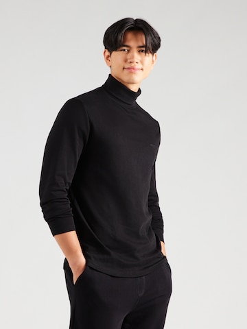 HECHTER PARIS - Camiseta en negro: frente