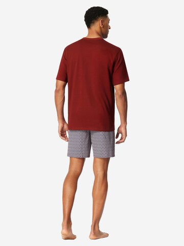 SCHIESSER Pyjama kort 'Comfort Nightwear' in Rood