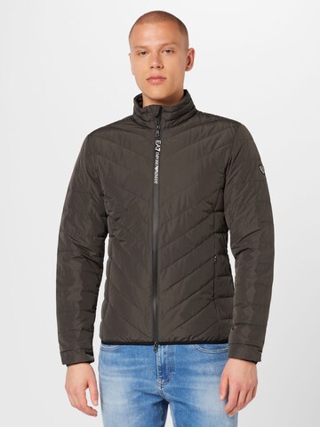 EA7 Emporio Armani Athletic Jacket in Grey: front