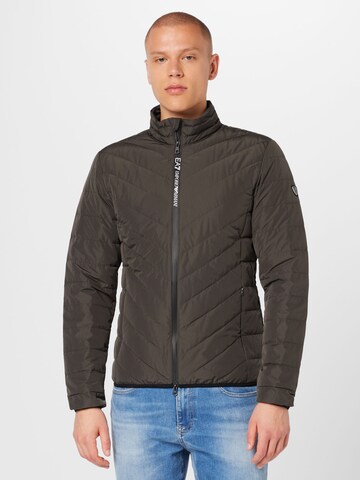 Veste de sport EA7 Emporio Armani en gris : devant