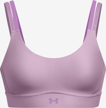 UNDER ARMOUR Bustier Sport bh ' Infinity 2.0 ' in Lila: voorkant