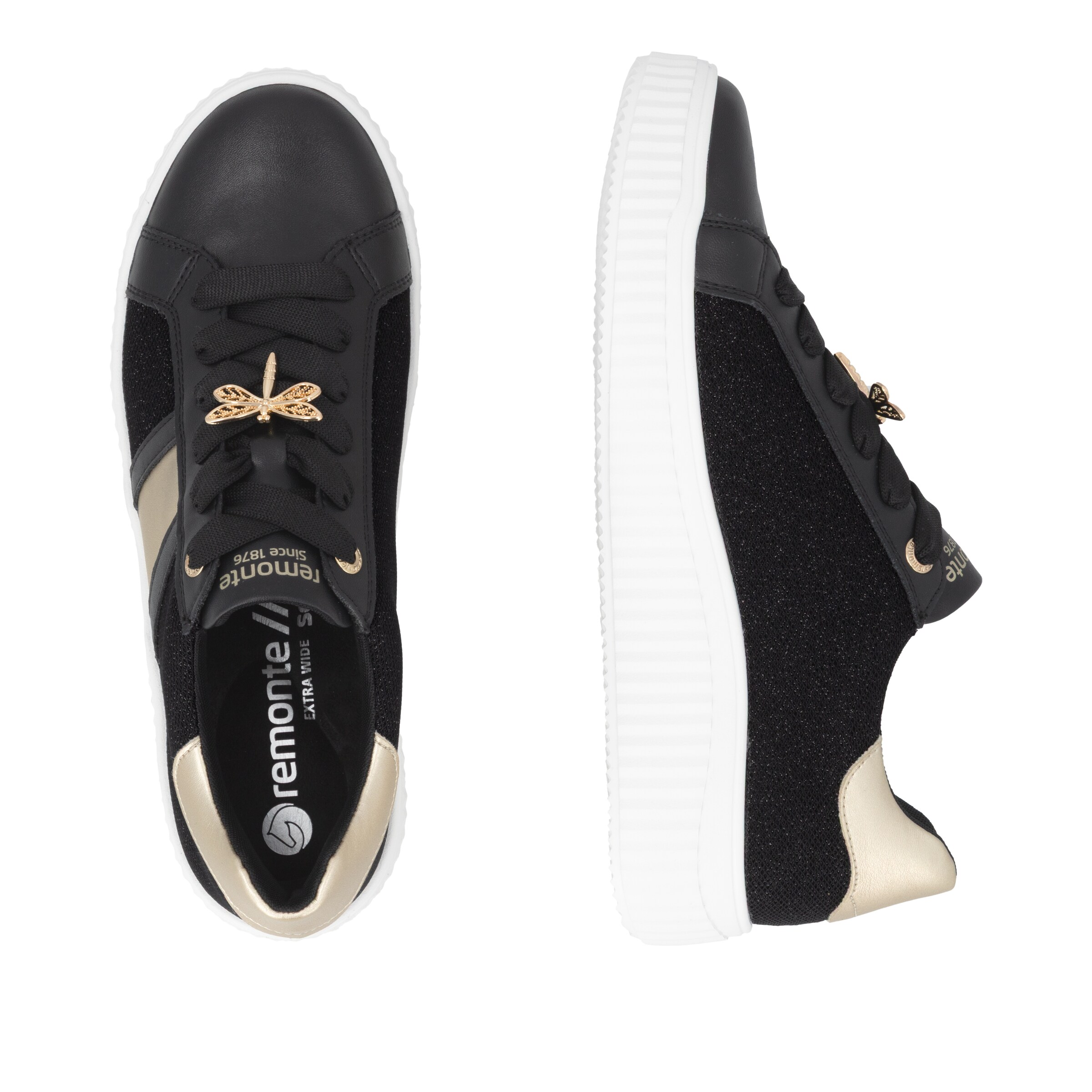 REMONTE Sneaker 'D3E01' in Schwarz