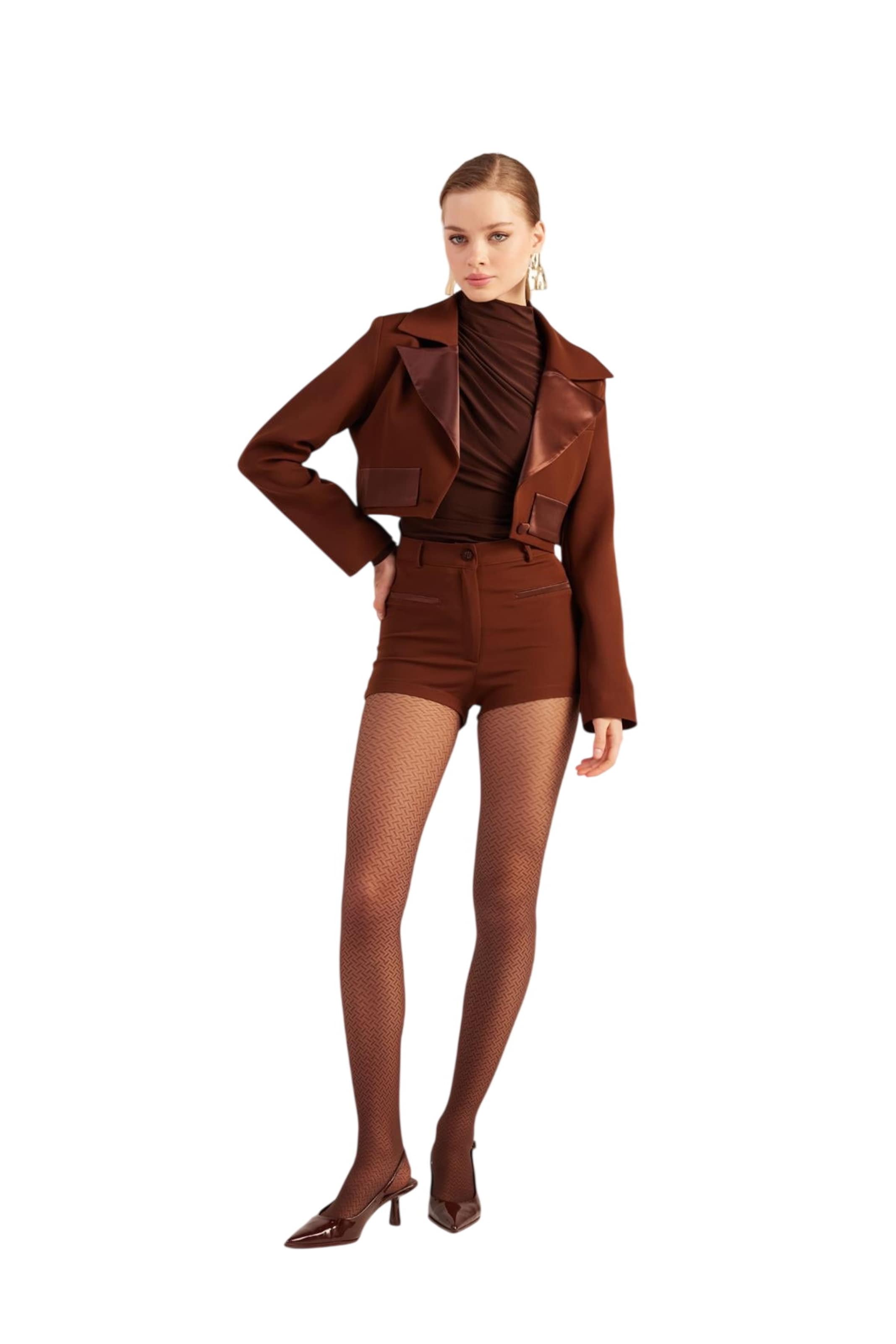 HOLLY LOLLY Blazer in Brown
