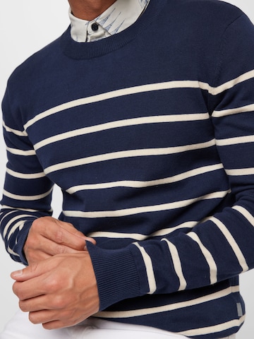 !Solid Sweater 'Brice' in Blue