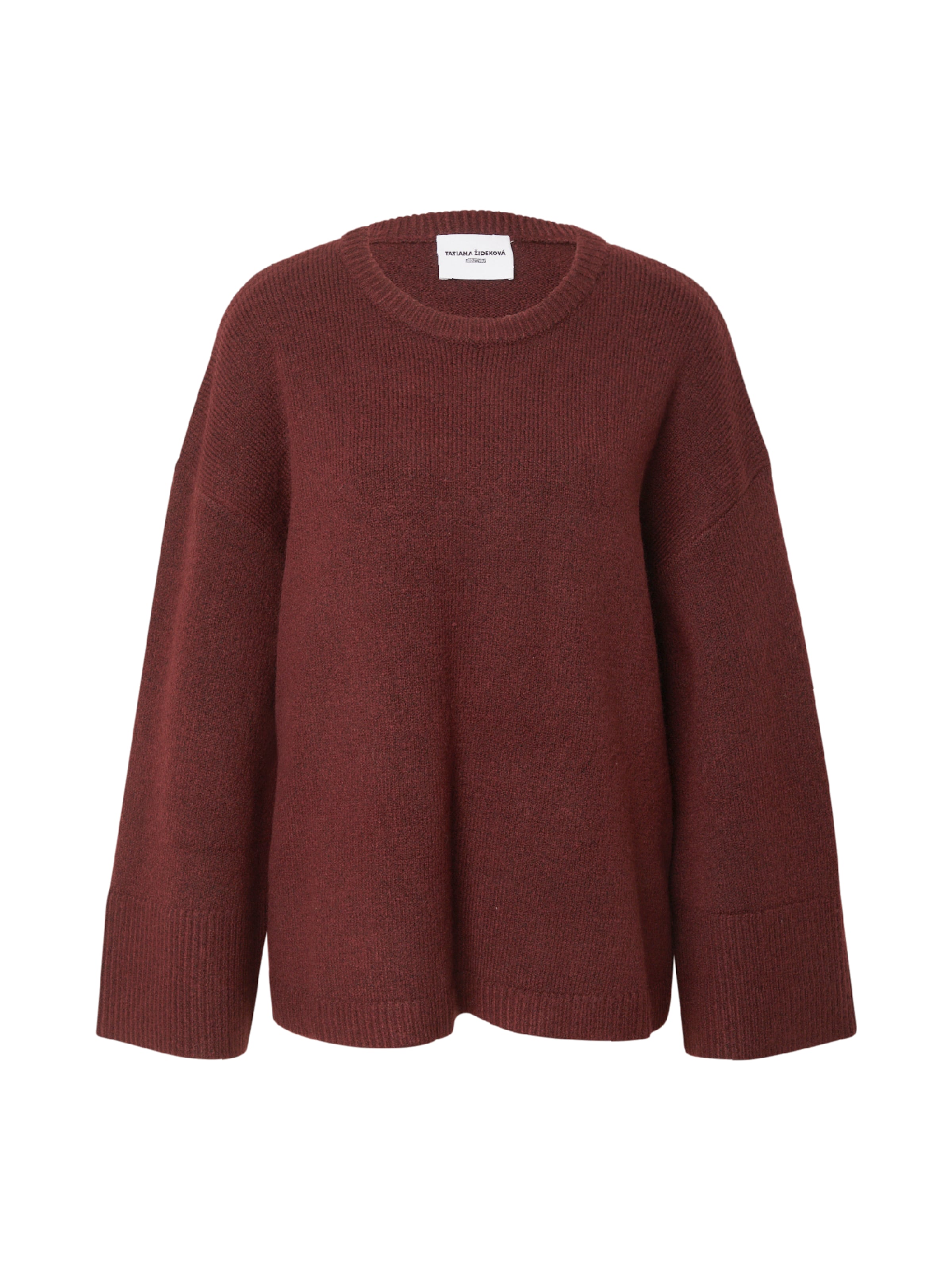 Tatiana Zidekova Pullover in burgunder, Produktansicht