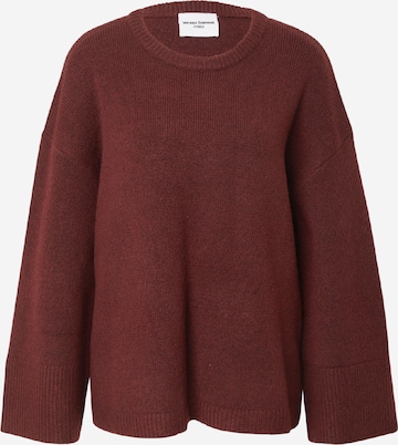Pullover di Tatiana Zidekova in rosso: frontale