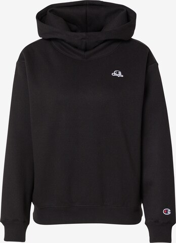 Champion Authentic Athletic Apparel Sweatshirt in Black: front