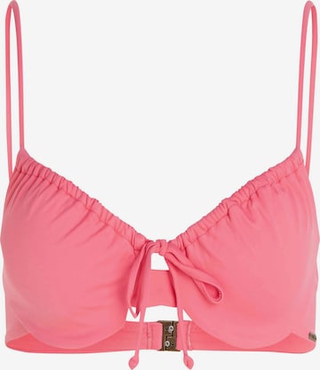 O'NEILL T-Shirt Bikini zgornji del 'Avalon Wire' | roza barva: sprednja stran