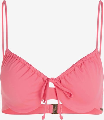 O'NEILL Balconette Bikinitop 'Avalon Wire' in Pink: Vorderseite
