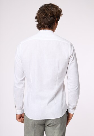 ROY ROBSON Slim Fit Leinenhemd Aus Leinen in Weiß