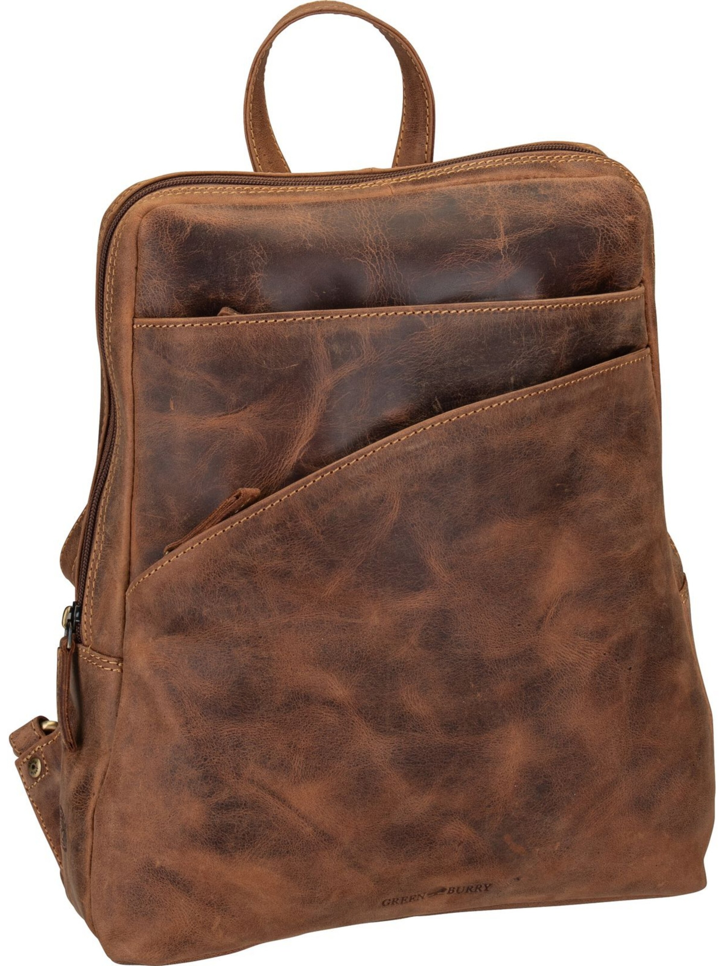 Sac à dos 'Vintage '1536' GREENBURRY en marron : devant