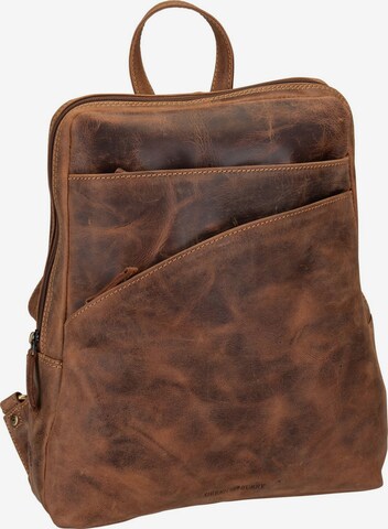 GREENBURRY Backpack in Brown: front