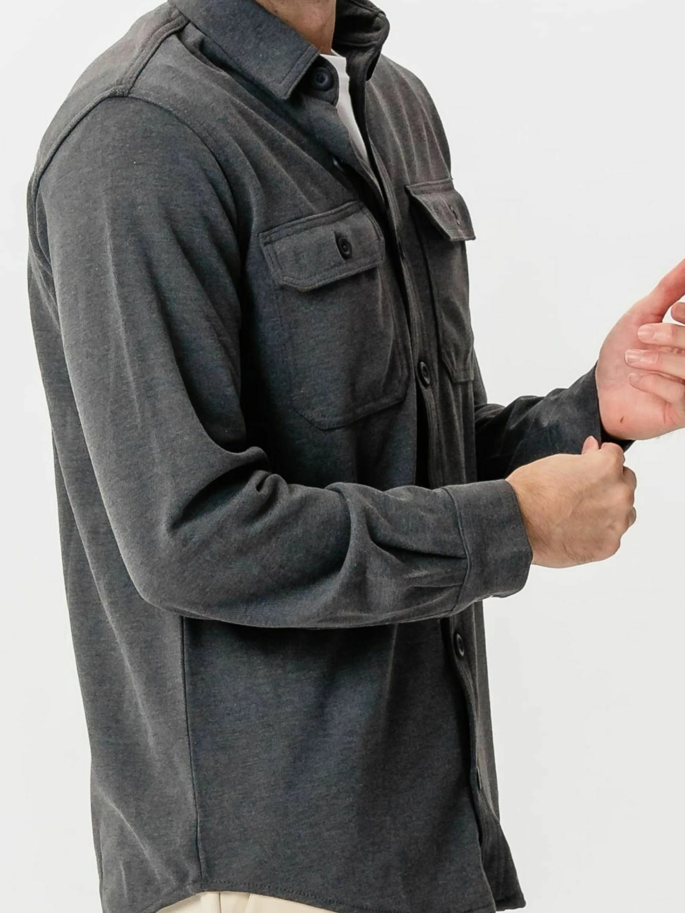 TEESHOPPEN Regular Fit Shirt ' Performance ' in Grau