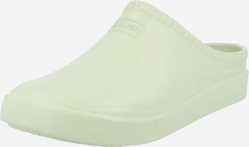 HUNTER Clogs in White: front