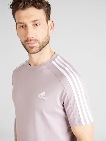 ADIDAS SPORTSWEAR Sportshirt 'Essentials 3-Stripes' in Lila