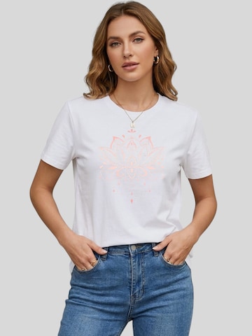 LapaPlus Shirt 'Women's Summer Short Sleeves Tops'‌‌‌ in Weiß: Vorderseite