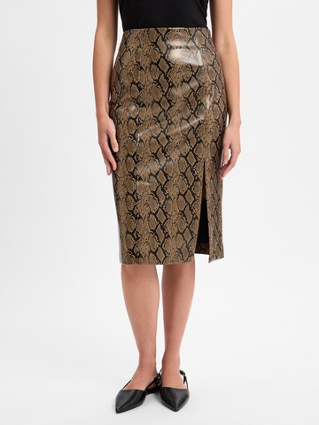 HUGO Skirt 'Ropina-1' in Brown: front