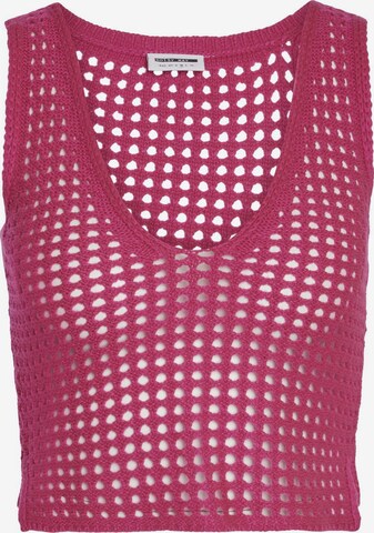 Noisy may Knitted Top 'Hope' in Pink: front