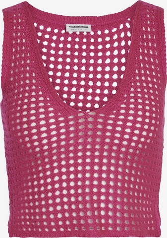 Noisy may Knitted top 'Hope' in Pink: front