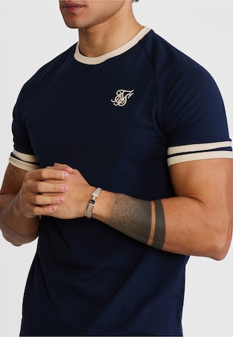SikSilk Koszulka 'Tournament' w kolorze niebieski