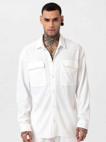 Dandalo Comfort fit Button Up Shirt 'Uberto' in White: front