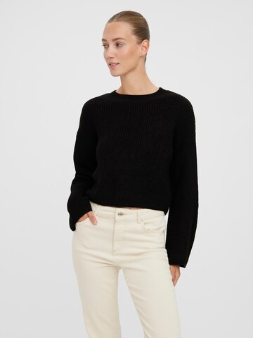 VERO MODA Sweater 'Sayla' in Black: front