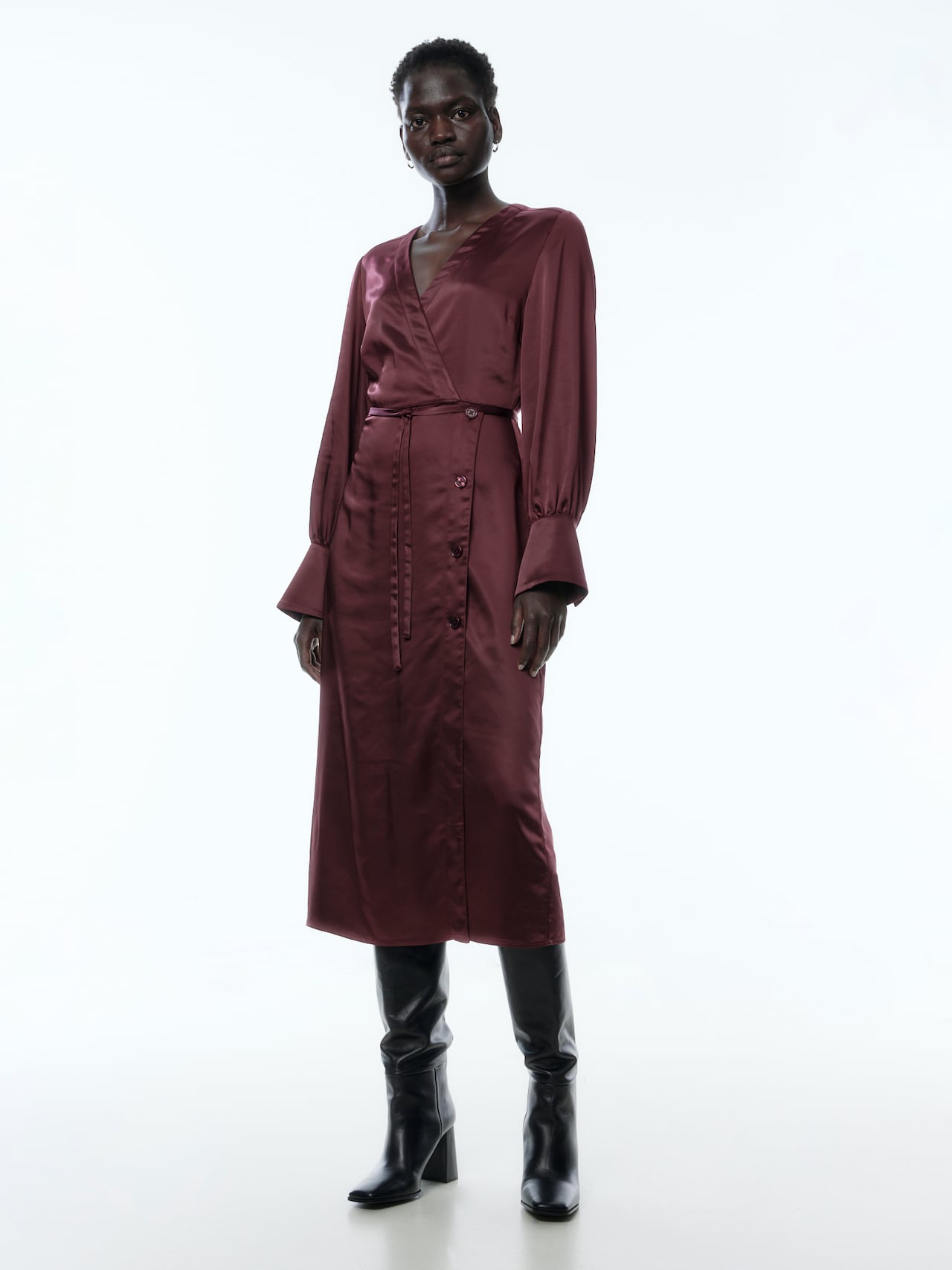 EDITED Produkte Kleid 'Etienne' burgunder