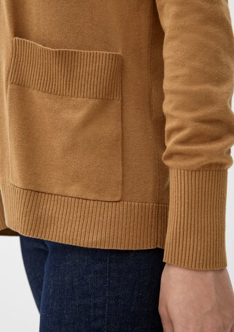 s.Oliver Knit Cardigan in Brown