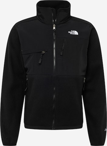 THE NORTH FACE Fleece Jacket 'DENALI' in Black: front