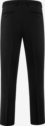 Thomas Goodwin Slim fit Pleated Pants '3935-20707' in Black