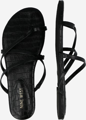 Nine West T-Bar Sandals 'BRICE' in Black